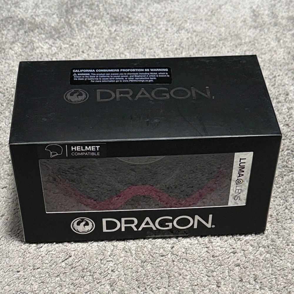 New Dragon DX3 OTG Snow Goggles Blasted Pink/Lumalens Dark Smoke